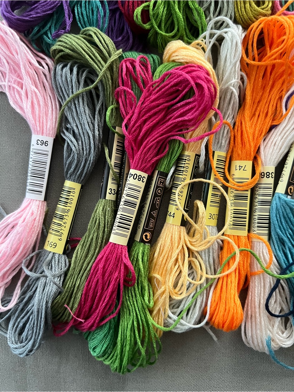 Assorted Embroidery Floss Collection Multi-Color Craft Threads 130+ - Picture 10 of 13
